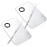 ALIOBC 2 Pcs Makeup Mixing Palette, Upgrad Stainless Steel Metal Foundation Palette with Spatula Artist Tool for Mixing Foundation Nail-Art 5.9x3.9 in