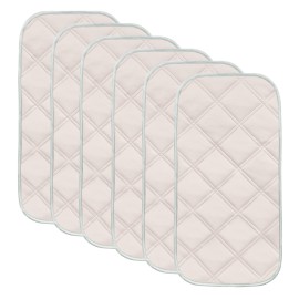 Sunny zzzZZ 6 Pack Baby Waterproof Changing Pad Liners - Quilted Thicker Ultra Soft Changing Table Cover Liners - Durable & Easy to Clean - Pink - 23 x 11