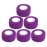 Baisunt 6 Pack 1 Inches Cohesive Bandage Self Adhesive Wrap Elastic Self Adherent Vet Wrap Breathable Self Stick Tape for Wrist, Ankle, Sports, Tatoo Wrap(5 Yards, Purple)