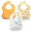 YINGJEE Silicone Baby Bibs, Adjustable Baby Bib for Girls and Boys Babies & Toddlers, Waterproof Soft Durable Bibs with Food Catcher BPA Free (color 01)