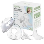 Nipple Shield & Breast Shell for Breast Feeding, Milk Savers Collector Nipple Protector for Breastfeeding Breast Milk Catcher for Breastfeeding Milk Collection Cups (Pack of 4)