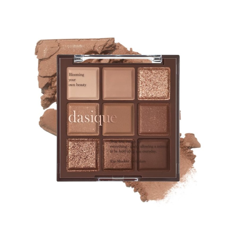 dasique Shadow Palette 11 Chocolate Fudge l Cruelty-Free l 9 Blendable Shades in Smooth Matte and Shimmer Finishes with Gorgeous Pearls