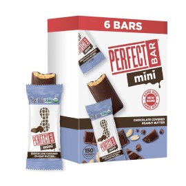 Perfect Bar Mini Gluten-Free Chocolate Covered Peanut Butter Protein Bar, 6 count, 1.05 oz