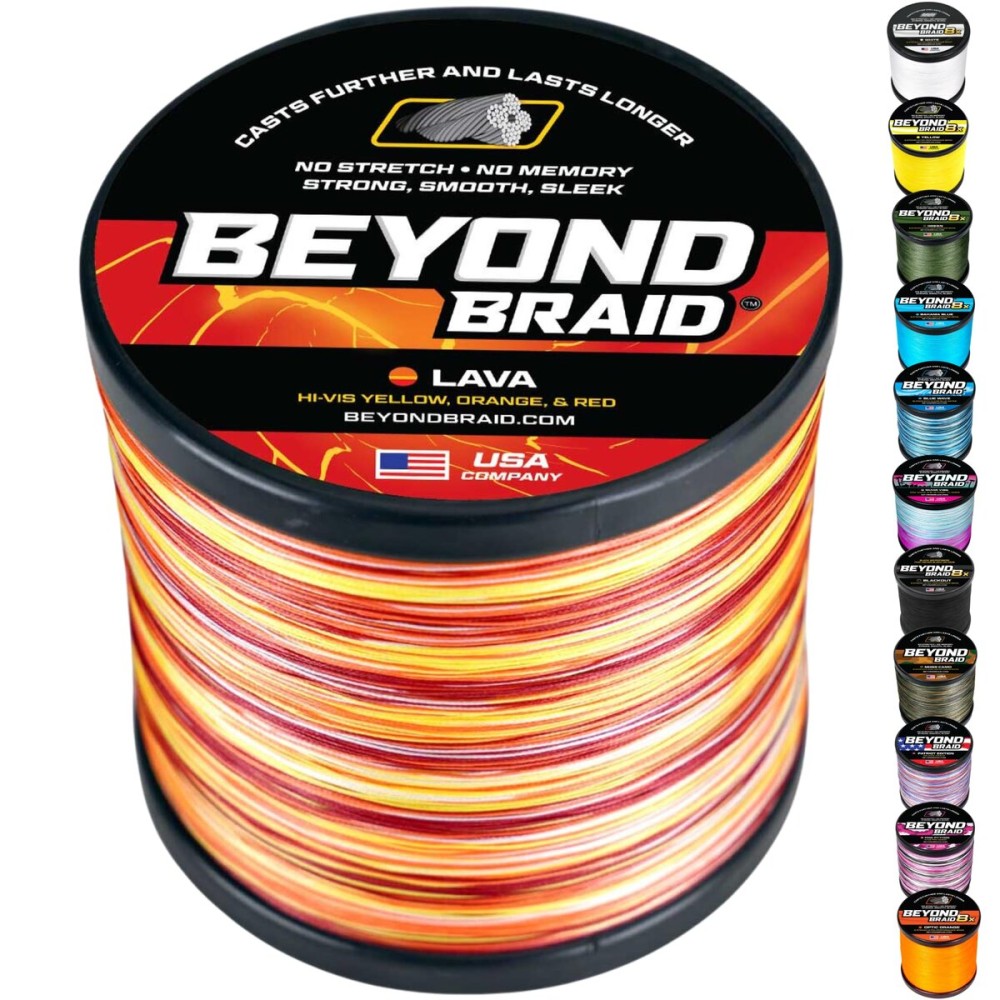 Beyond Braid Lava 300 Yard Spool 10lb