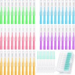 Zopeal 250 Pieces Braces Flossers Interdental Brush for Cleaner Tooth Toothpick Dental Teeth Flossing Picks Head Oral Dental Hygiene Cleaning Tool Soft Cleaners(Fresh Color)
