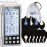 Belifu 4 Independent Channel TENS EMS Unit, 24 Modes,30 Level Intensity Muscle Stimulator Machine, Rechargeable Electric Pulse Massager with 10 Pads&5 Set Leads Wires, for Pain Relief Therapy (Silver)