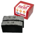 Goat Milk Stuff CHARCOAL Goat Milk Soap - Natural Soap Bar, Gifts for Men and Women, Gentle for both Face and Body, Handmade Bar Soap (Box of 2)