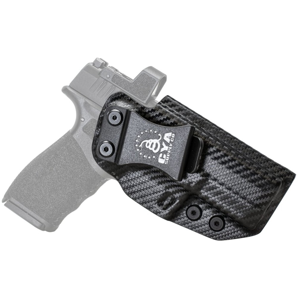 CYA Supply Co.- Carbon Fiber Optics Ready IWB Holsters - Fits Springfield Hellcat Pro OSP 3.7 - Veteran Owned - Made in USA