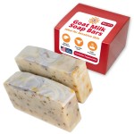 Goat Milk Stuff Goat Milk Soap - LAVENDER PEPPERMINT SOAP | All-Natural Soap, Moisturizing Bar For Hands and Body, For All Skin Types - Handmade (Box of 2)