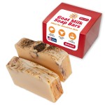 Goat Milk Stuff ALMOND Goat Milk Soap - Natural Soap Bar, Gifts for Men and Women, Gentle for both Face and Body, Handmade Bar Soap (Box of 2)