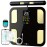 Scale for Body Weight, RunSTAR 8 Electrodes High Accurate Rechargeable Composition Analyzer with BMR Index Body Fat Digital Scale Composition Muscle & Fat Measurement Large Display 400lb