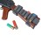 EXCELLENT ELITE SPANKER Tactical Nylon 12 Gauge Shotgun Bullet Shell Holder for Rifles (Gry)