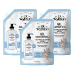 J.R. Watkins Gel Hand Soap Refill, Moisturizing Hand Wash, Alcohol-Free, Cruelty-Free, Ocean Breeze, 34 Fl Oz, 3 Pack