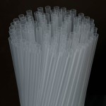 200 Pcs Clear Disposable Drinking Plastic Straws.(0.23\'\' diameter and 8.26 long)-Clear