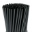 200 Pcs Black Disposable Drinking Plastic Straws.(0.23\'\' diameter and 8.26 long)-Black