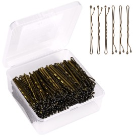 Bobby Pins - 400pcs Gold Hair Pins Clips Bulk for Women - Mini Bun Pins Thin Thick for All Hairstyle Decoration - Pin Jumbo for Lady