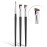 Fine Angled Eyeliner Brush, JASSINS Ultra thin Precision EyeLiner Makeup Brushes Set, Fine Point Eyeliner Brush, Synthetic Bristles Eye Makeup Tool (3 Pcs)