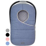 liuliuby Winter Carseat Covers Baby Boy | Infant Car Seat Cover Baby | Doona Accessories | Warm & Thick Fleece Canopy for Infant & New Born Cold Weather (Blue)