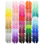 Choicbaby 3 Inch Hair Bows for Girls Grosgrain Ribbon Toddler Hair Accessories with Alligator Clip Bow for Toddler Girls Baby Kids Teens Gift