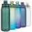 Opard 30oz Sports Water Bottle with Leak Proof Flip Top Lid BPA Free Tritan Reusable Plastic for Gym and Outdoor