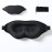 Tim & Tina 3D Sleep Eye Mask Blindfold for Men Women Sleeping Mask Light Blocking Soft Covers for Travel Nap Yoga Adjustable Strap (3D Black (Edge Cover)