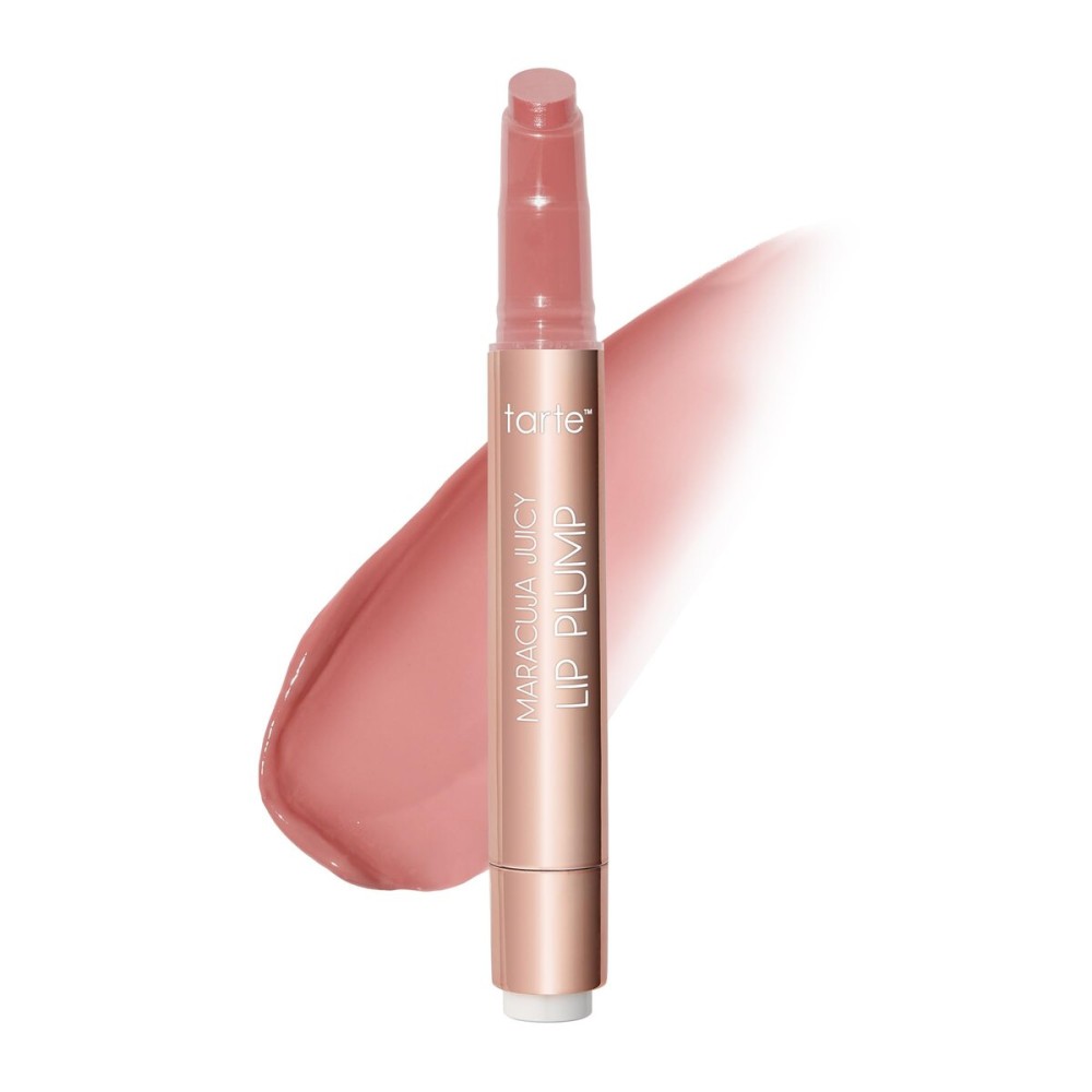 tarte maracuja juicy lip plump - Hydrating & Volumizing Lip Plumper Gloss Balm with Nourishing Hyaluronic Acid & Vitamin E, Plumps & Moisturizes, Vegan & Cruelty-Free