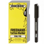 Inkbox Freehand Tattoo Marker - Fine Tip, Lasts up to 10 days, For All Skin Tones, Water-Resistant, Cruelty-Free & Vegan | Long-Lasting Temporary Tattoo Pen, All Artists Skill Levels -1 Count