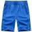 TBMPOY Men\'s Hiking Shorts Quick Dry Athletic Gym Workout Short with Zipper Pockets Royal Blue S