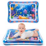 Yeeeasy Tummy Time Water MatInflatable Tummy Time Water Play Mat for Babies, Infants and Toddlers 3 to 12 Months Promote Development Toys Baby Gifts