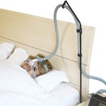 LONYEON CPAP Hose Holder - CPAP Hose Hanger for Bed Avoid Tangling and Prevent Blockage,Keeps The Air Hose Up and Away from Your Face and Arms to Make You Sleep Better,Black