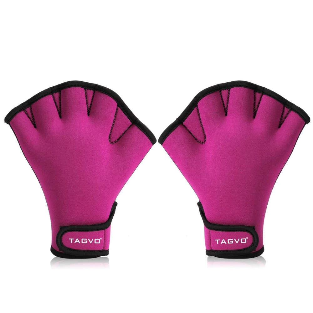 TAGVO Aquatic Gloves for Helping Upper Body Resistance, Webbed Swim Gloves Well Stitching, No Fading, Sizes for Men Women Adult Children Aquatic Fitness Water Resistance Training