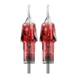 CNC 1RL Tattoo Needles Cartridge 20Pcs 12 Standard Disposable Needles Round Liner with Membrane EN04-20-1201RL