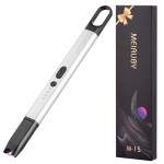 MEIRUBY Electric Candle Lighter (USB Rechargeable Arc Windproof Flameless ), Mothers Day Gifts for Women Mom Nana Wife Sister Nana Men Dad Boyfriend