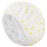 Auban Shower Cap, Shower Cap for Women Terry Cloth Lined EVA Exterior Reusable Double Layer Waterproof, Large Bath Hair Cap for All Hair Lengths (Yellow)