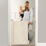 Momcozy Retractable Baby Gate, 33 Tall, Extends up to 55 Wide, Child Safety Baby Gates for Stairs, Doorways, Hallways, Indoor, Outdoor