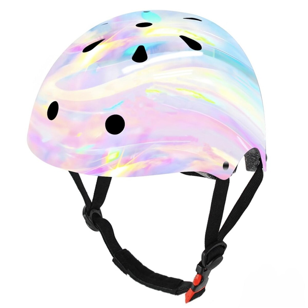 JEEFREE Adjustable Color Gradient Toddler Kids Bike Helmet for 3-5-8-14+Ages Girls Boys.Skateboard Bicycle Toddler Helmet 2-4 Years for Multi-Sports Cycling Scooter Inline Roller Skates Rollerblading