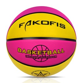 FAKOFIS Kids Basketball Size 3(22),Youth Basketballs Size 5(27.5) for Play Games Indoor Backyard,Outdoor Park,Beach & Pool