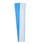 10 Pieces Wig Tape Strips Double Sided Bonding Clear Waterproof Adhesive Tape Hair Tape for Lace Wig Toupee Hairpiece (Blue Hole Plus)