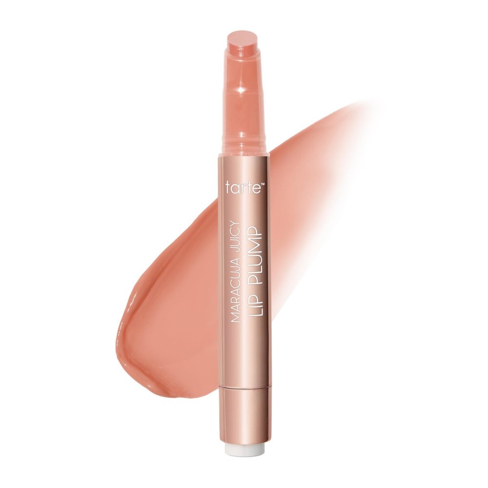 tarte maracuja juicy lip plump - Hydrating & Volumizing Lip Plumper Gloss Balm with Nourishing Hyaluronic Acid & Vitamin E, Plumps & Moisturizes, Vegan & Cruelty-Free