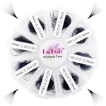 Premade Fans Eyelash Extensions Mixed Tray 1000 Premade Lash Fans 10D Premade Volume Eyelash Extensions Pointed Handmade Promade Loose Fans D Curl Thin Base (10D-0.07D, 15-20mm)