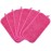 BloomSesame Makeup Remover Cloths for Face, Eye, Lips - Reusable Makeup Remover Pads Soft Microfiber Facial Cleansing Cloths 6 x 12 inch 6 Pack (Dark Pink)