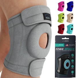 Modvel ELITE Knee Brace for Men & Women - Patella Gel Pads & Side Stabilizers for ACL, Meniscus Tear, Arthritis & Injury Recovery - Maximum Support for Running, Sports & Joint Pain Relief