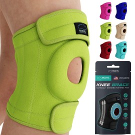 Modvel ELITE Knee Brace for Men & Women - Patella Gel Pads & Side Stabilizers for ACL, Meniscus Tear, Arthritis & Injury Recovery - Maximum Support for Running, Sports & Joint Pain Relief