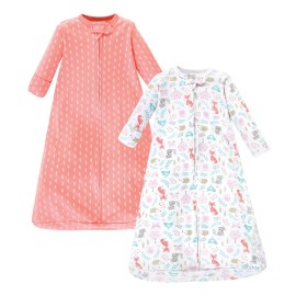 Hudson Baby Unisex Baby Cotton Long-Sleeve Wearable Sleeping Bag, Sack, Blanket, Woodland Fox, 0-3 Months