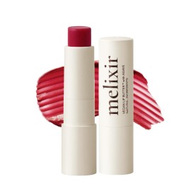 Melixir Vegan Lip Butter (12 Colors), Hydrating Tinted Lip Balm Stick, Bee-Free, Petrolatum-Free, Plant-Based, Moisturizes Dry & Chapped Lips With Shea Butter, Sheer, Natural Finish - 15 Dirty Pink