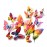 OPSEAM Butterfly Wall Decor 24/48 PCS, 3D Butterflies Stickers for Party Decorations with Magnets(Multiple Colour, 24)