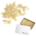 Scotte 200 pcs 3/8 Inch Brass Pipe Screens,9.5mm(0.375in) Metal Pipe Filter Screen with Storage Box