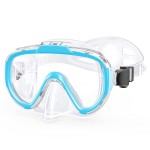 Norabidea Swim Goggles Adult Kids, Anti Fog Swimming Goggles with Nose Cover ,No Leaking Clear Snorkel Dive Mask 180 Wide View Men Women Youth Boys Girls