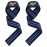 BEAST RAGE Lifting Wrist Straps for Weightlifting, Straps Gym Grip Power Workouts Lifting Straps Padded Cotton Men Women Wrap Lift, Deadlift Bodybuilding Weight Lifting Exercise Straps (Black/blue)