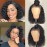 Short Bob Wig Human Hair 13x4 Frontal Lace Wig Curly Bob Wigs for Black Women 150% Density Bleached Knots Glueless HD Lace Front Wigs Human Hair Pre Plucked with Baby Hair Natural Hairline (10 Inch)